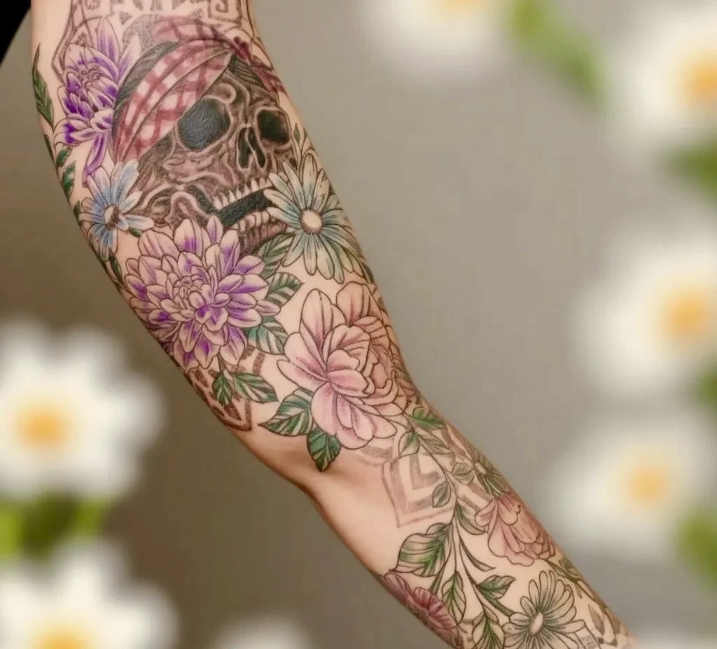 Color tattoo by Trish at Lotus Tattoo