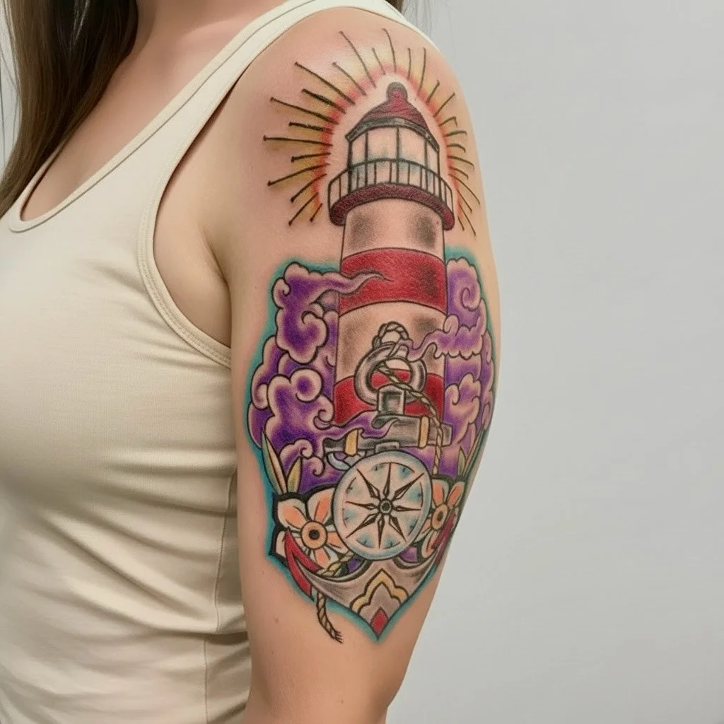 Color tattoo by Trish at Lotus Tattoo