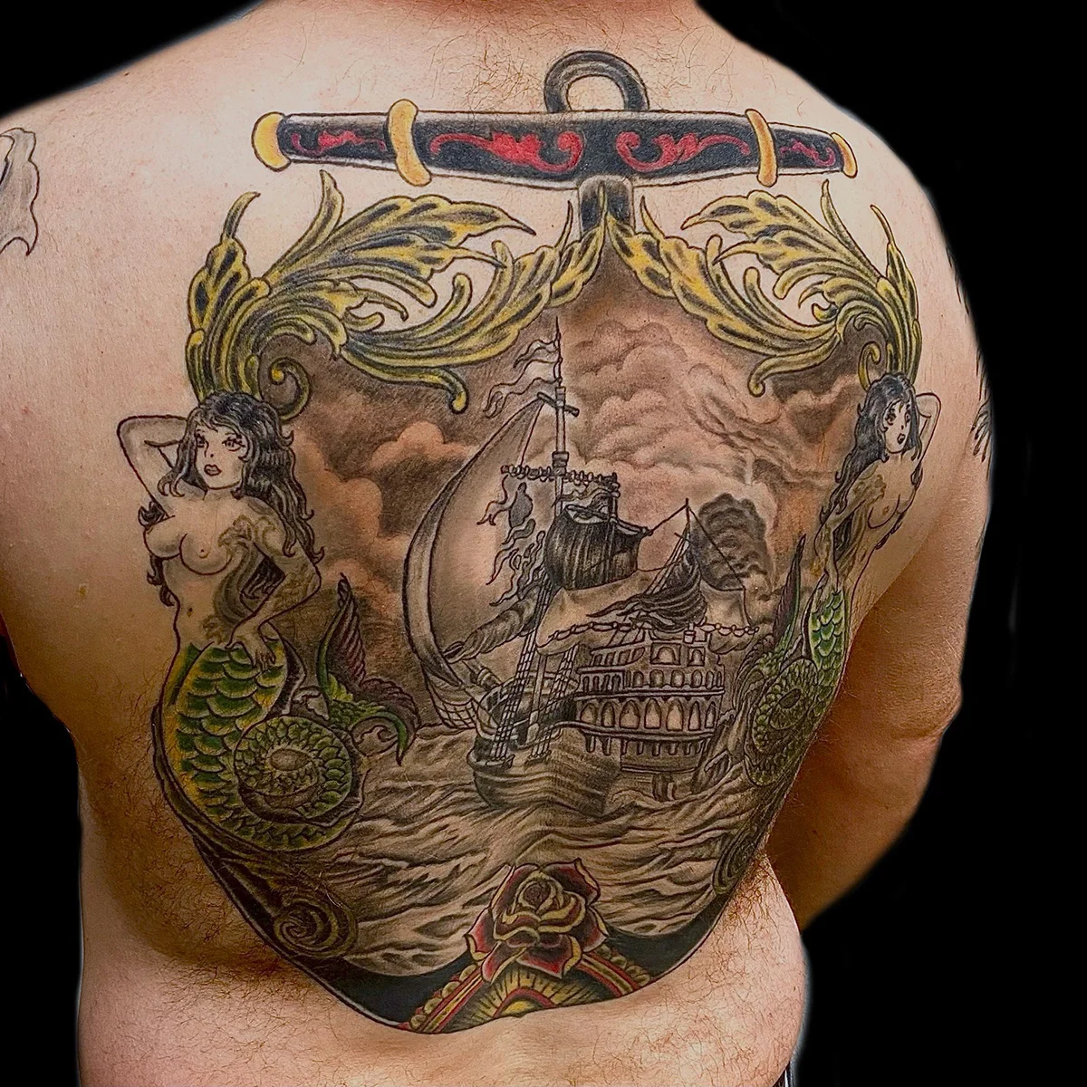 Color tattoo by Trish at Lotus Tattoo