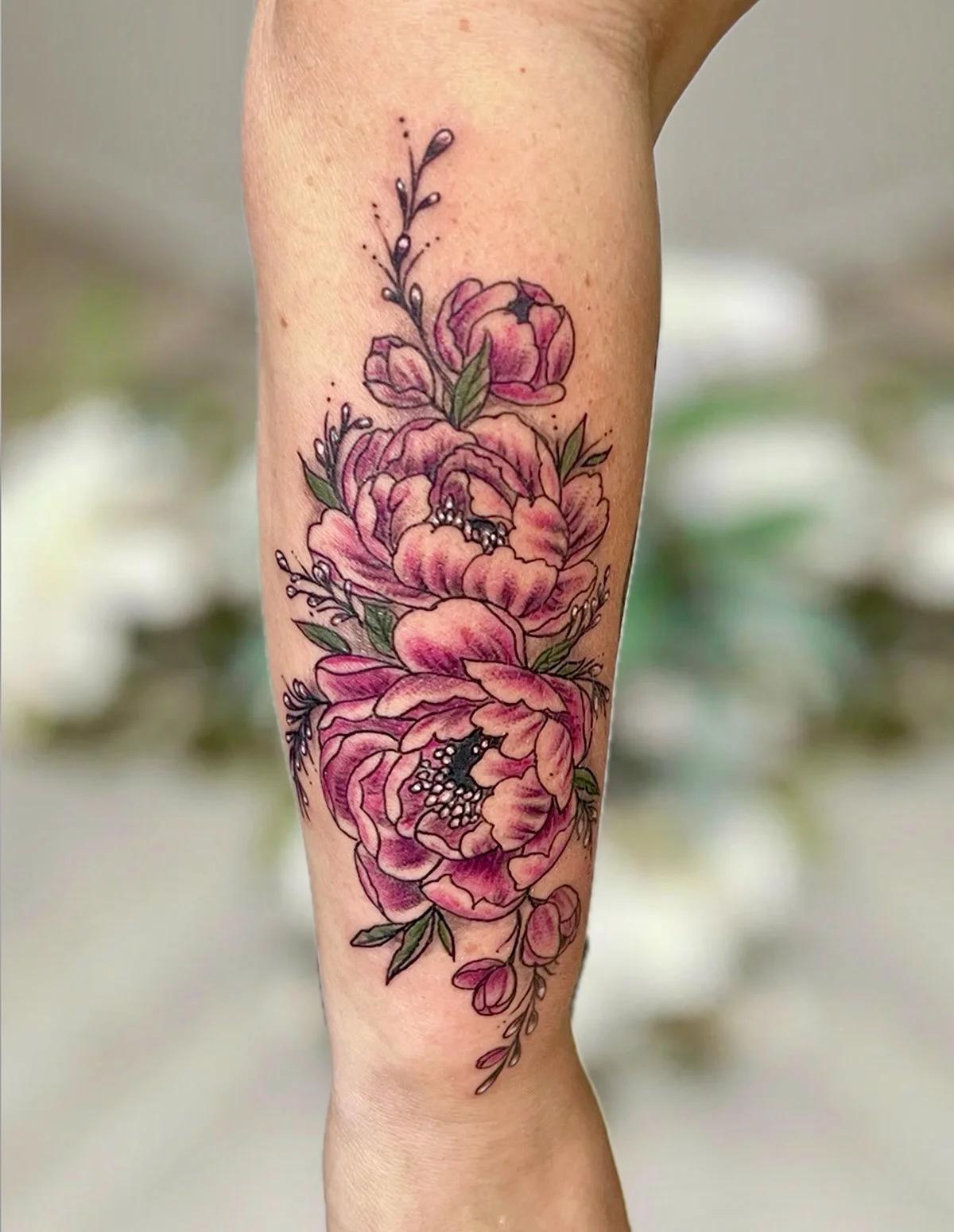 Color tattoo by Trish at Lotus Tattoo