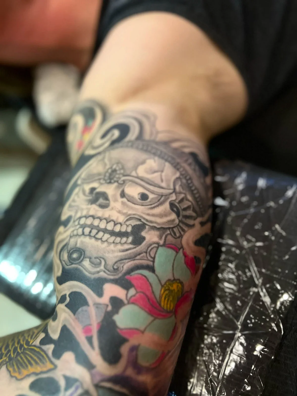 Color tattoo by Trish at Lotus Tattoo