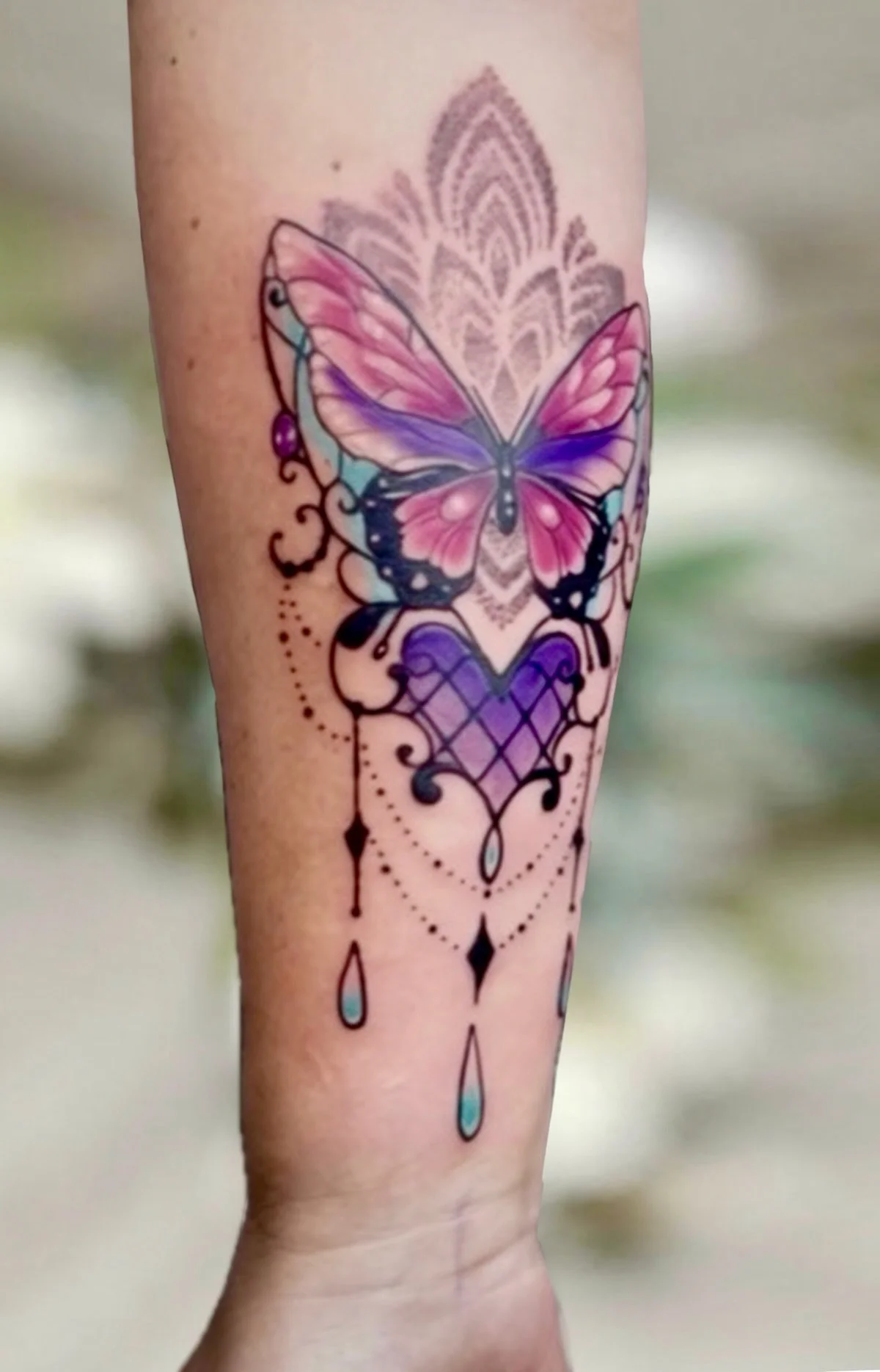 Color tattoo by Trish at Lotus Tattoo