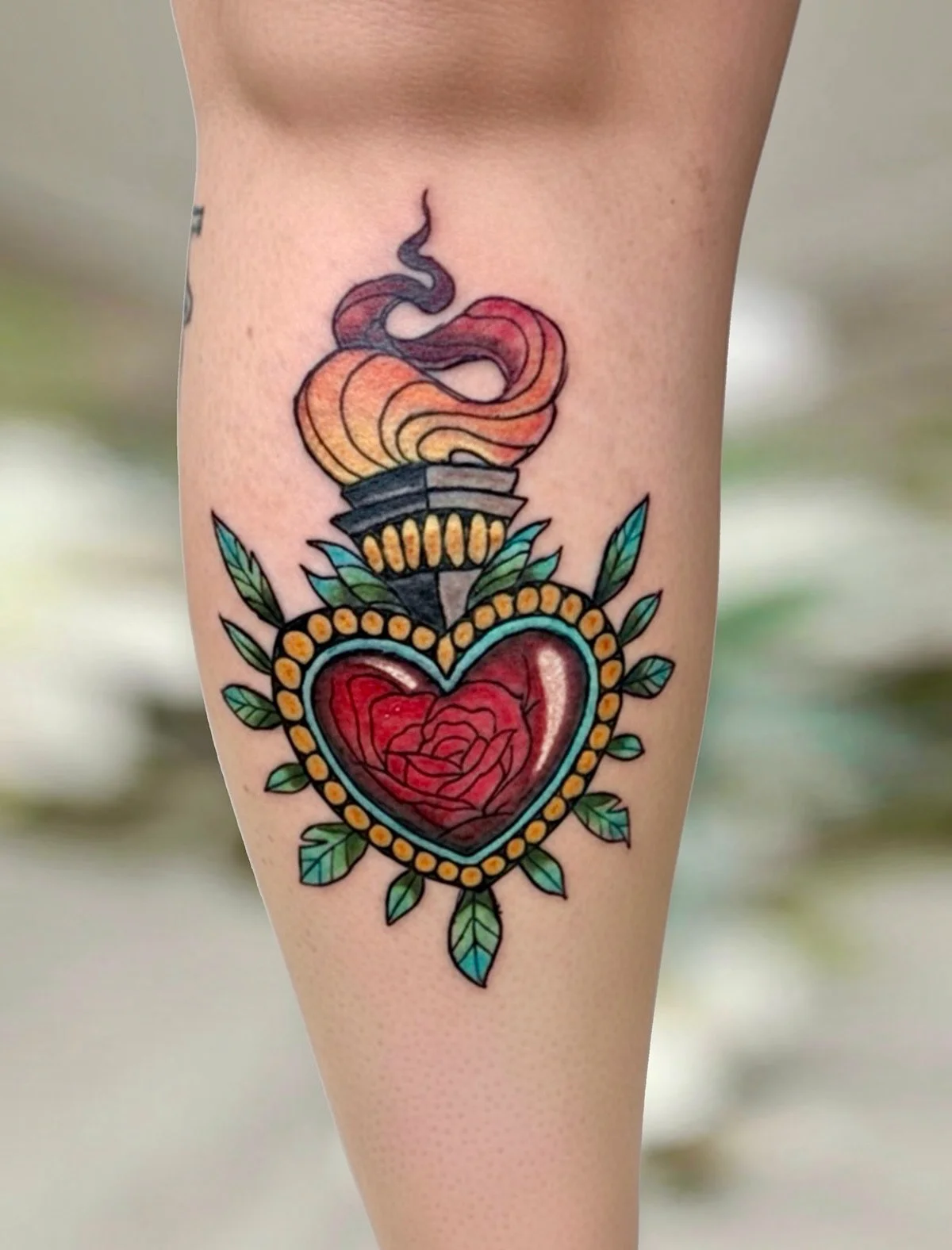 Color tattoo by Trish at Lotus Tattoo