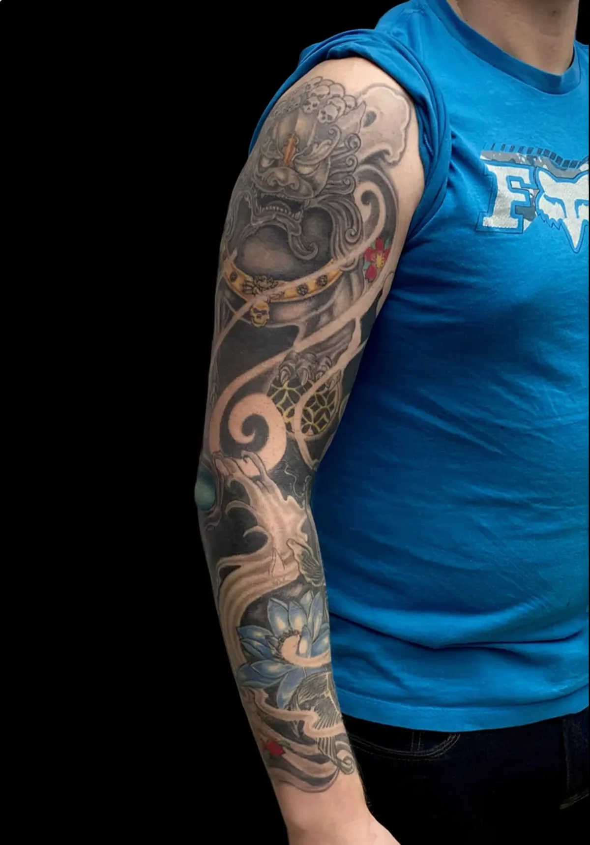 Color tattoo by Trish at Lotus Tattoo