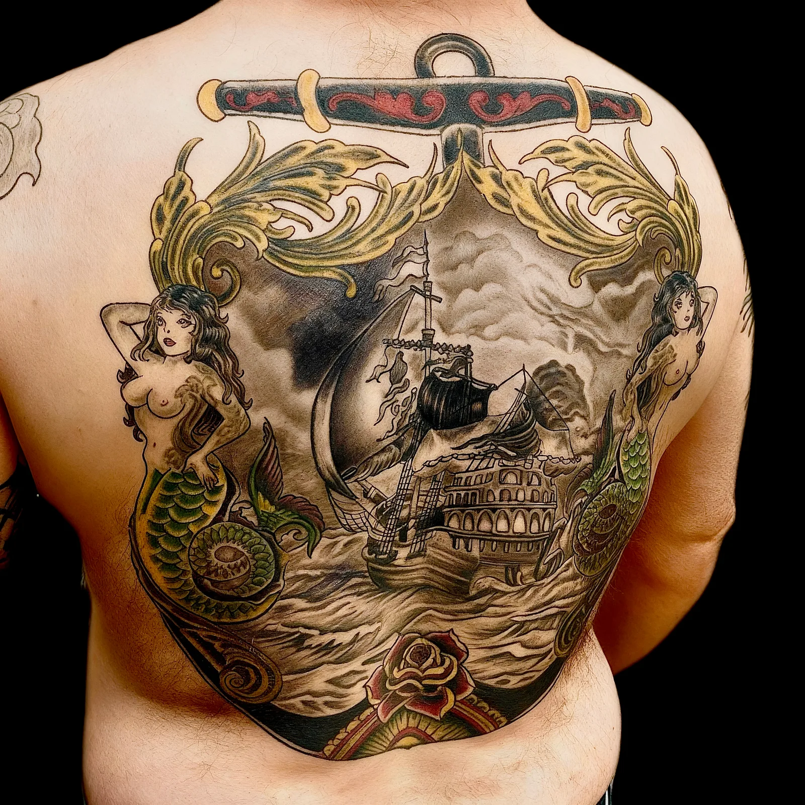 Color tattoo by Trish at Lotus Tattoo
