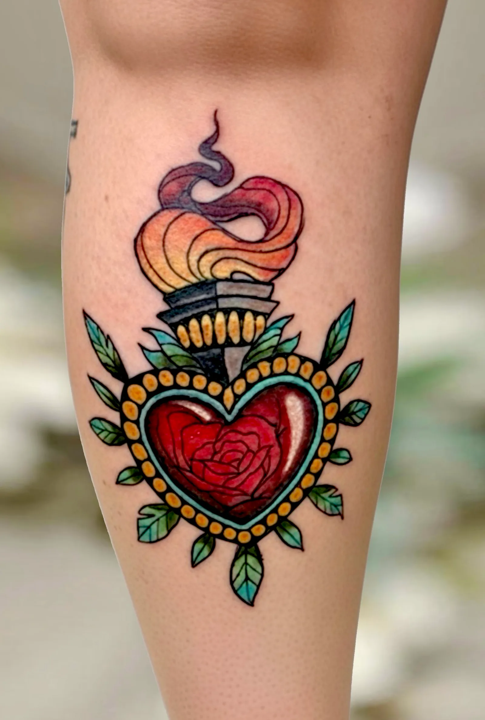 Color tattoo by Trish at Lotus Tattoo