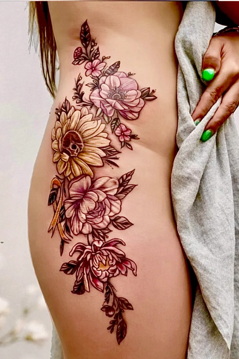 Color tattoo by Trish at Lotus Tattoo