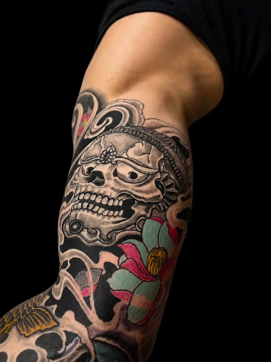 Color tattoo by Trish at Lotus Tattoo