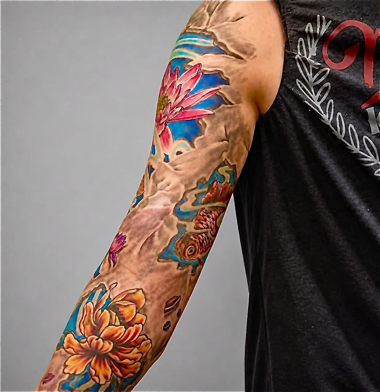 Color tattoo by Trish at Lotus Tattoo