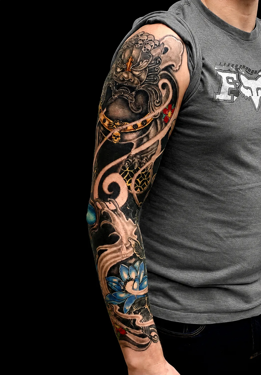 Color tattoo by Trish at Lotus Tattoo