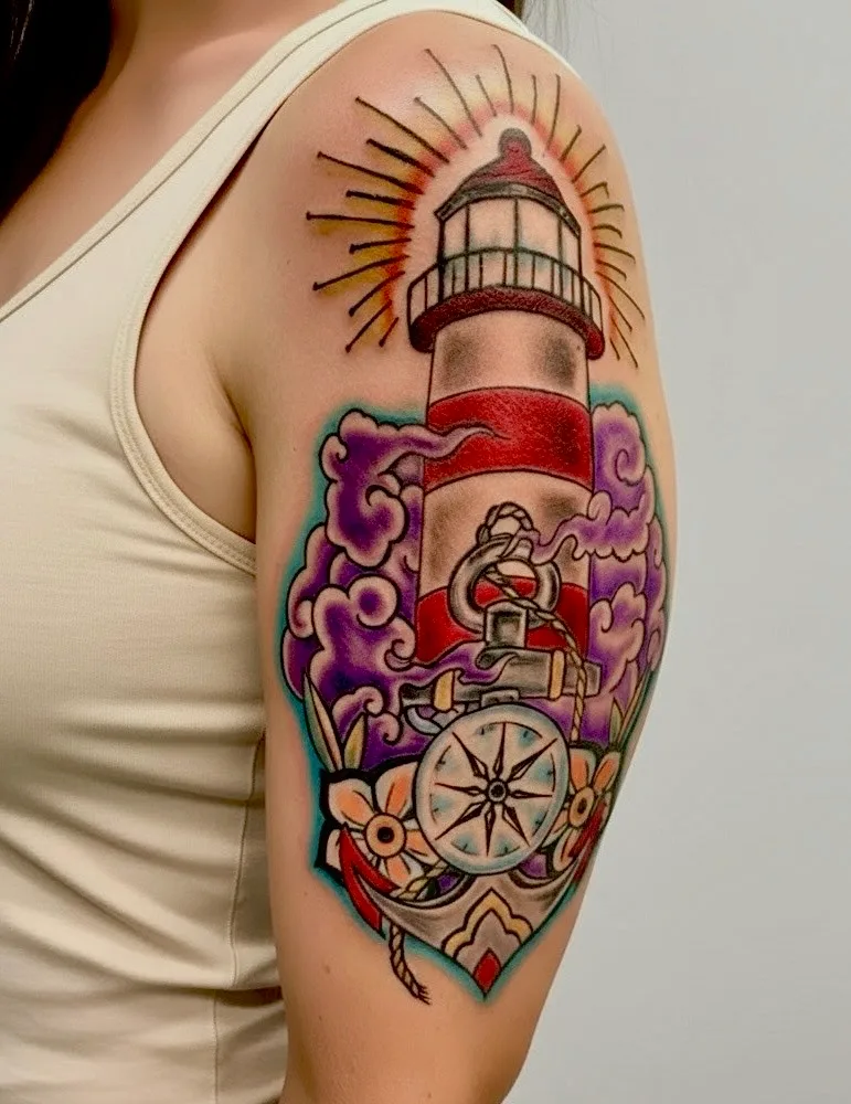 Color tattoo by Trish at Lotus Tattoo