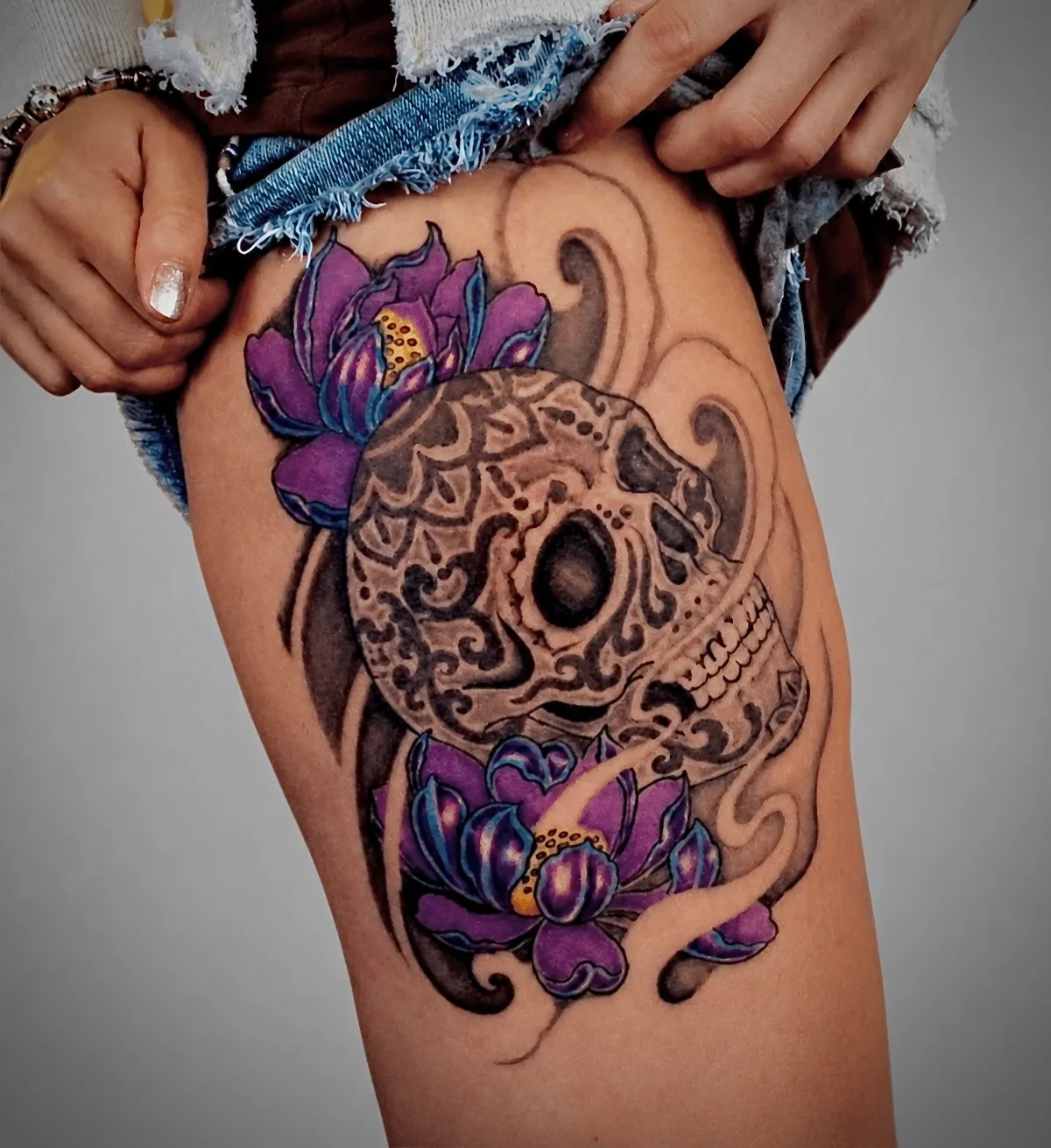 Color tattoo by Trish at Lotus Tattoo