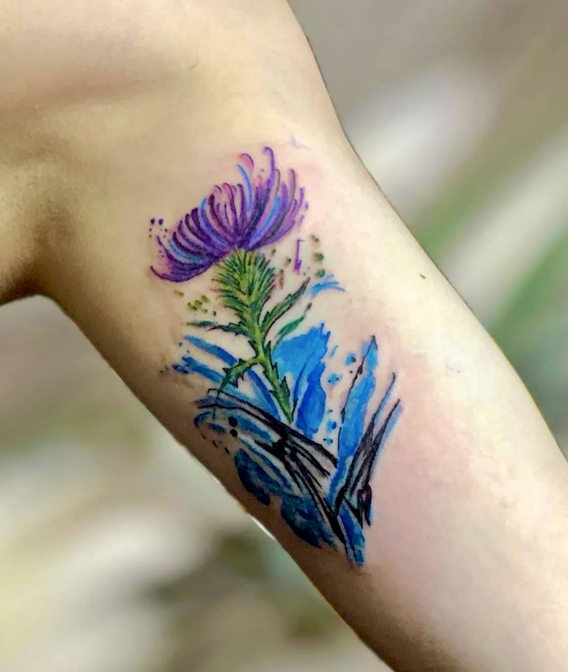 Color tattoo by Trish at Lotus Tattoo