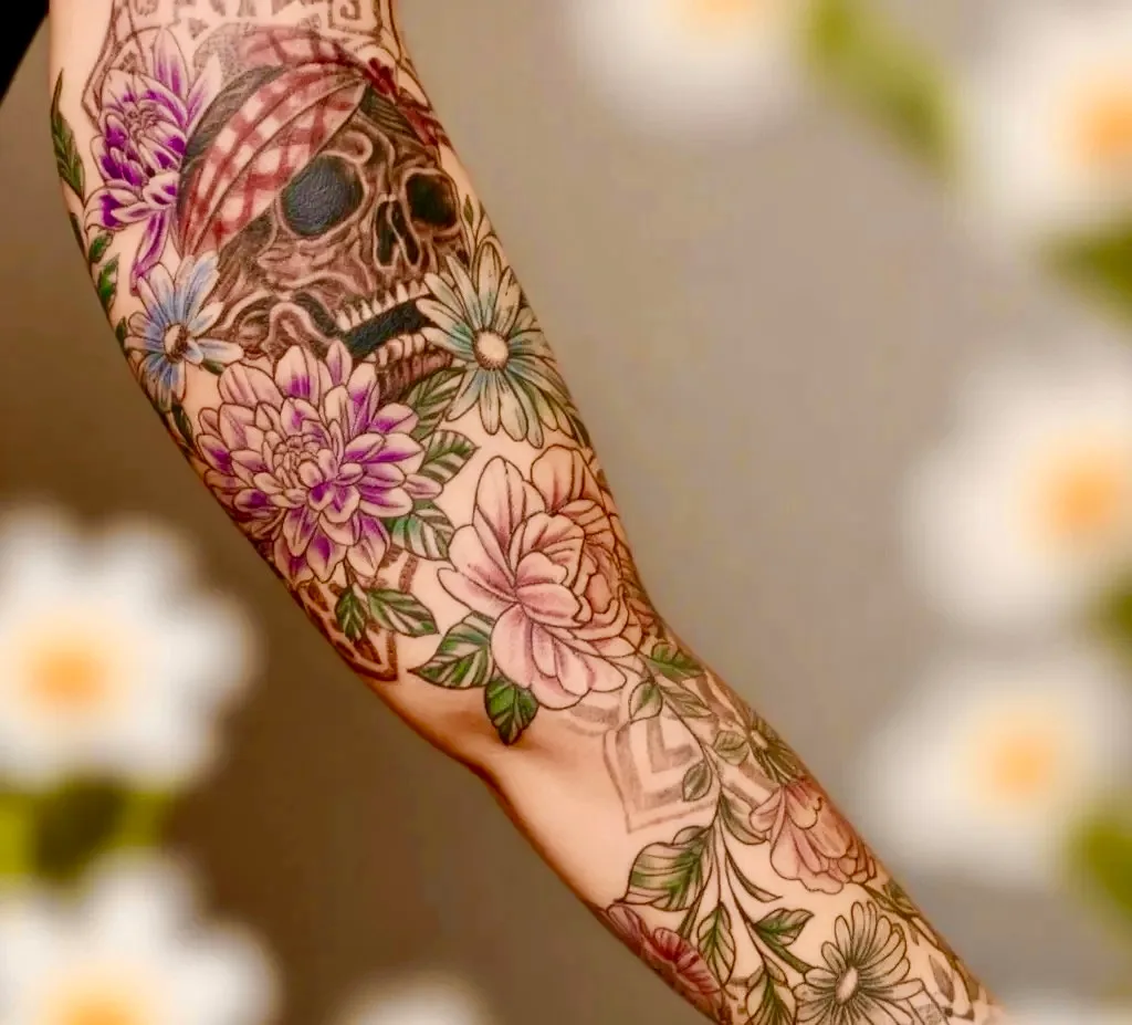 Color tattoo by Trish at Lotus Tattoo